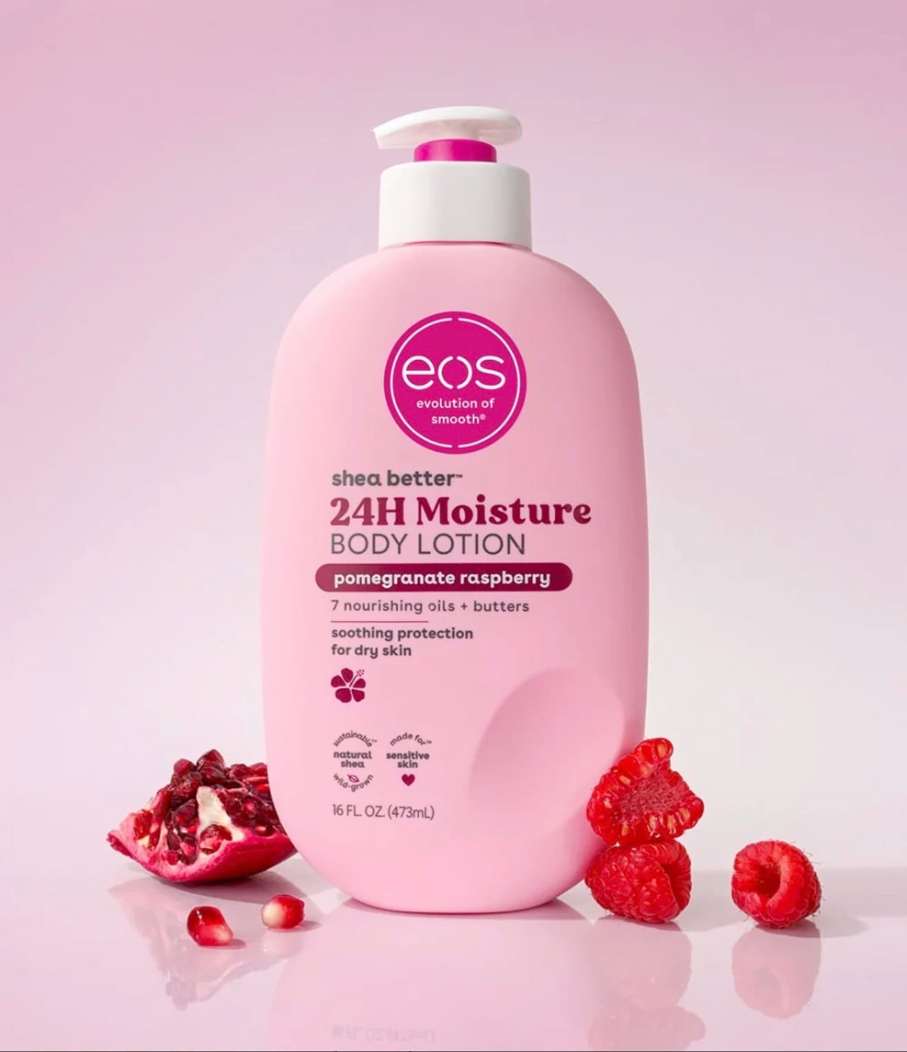 EOS pomegranate raspberry